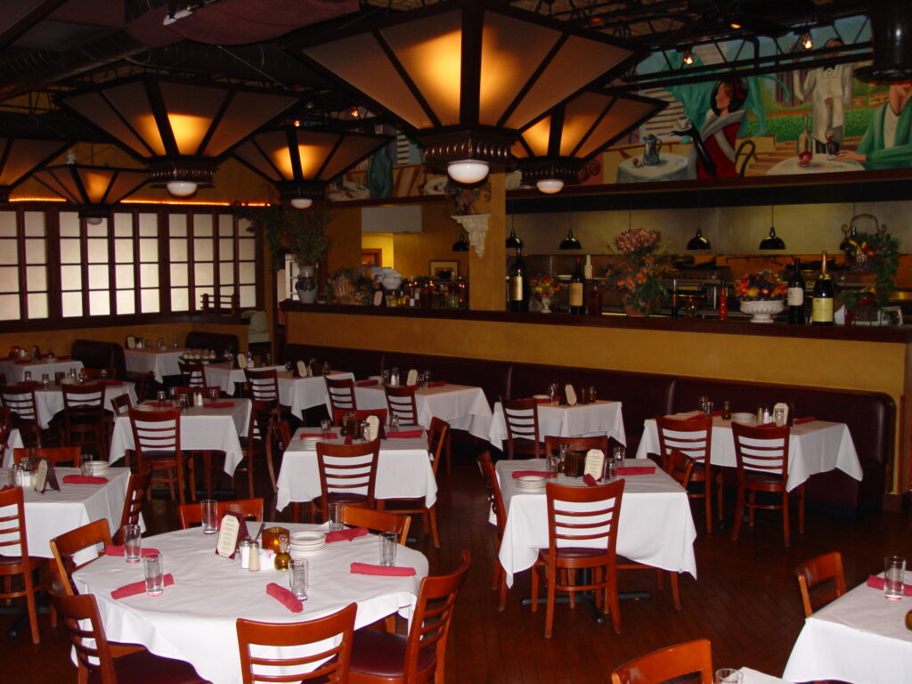 empty dining room