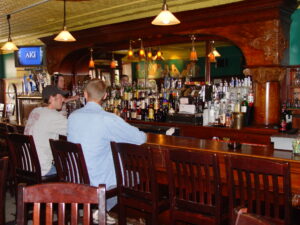 bar area