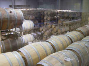 wine barrels