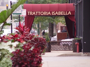 awning of trattoria isabella