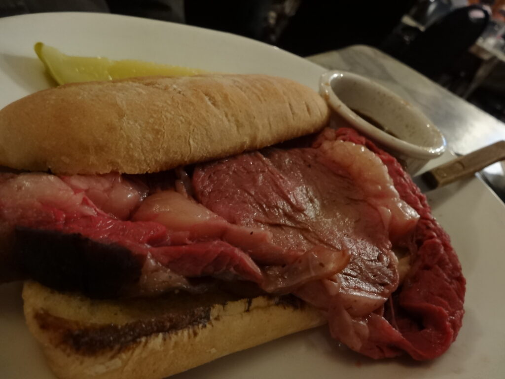 prime rib sandwich