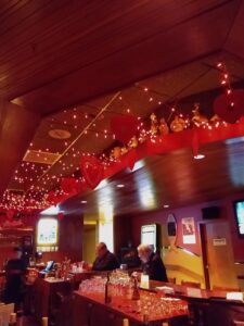 Lights above bar