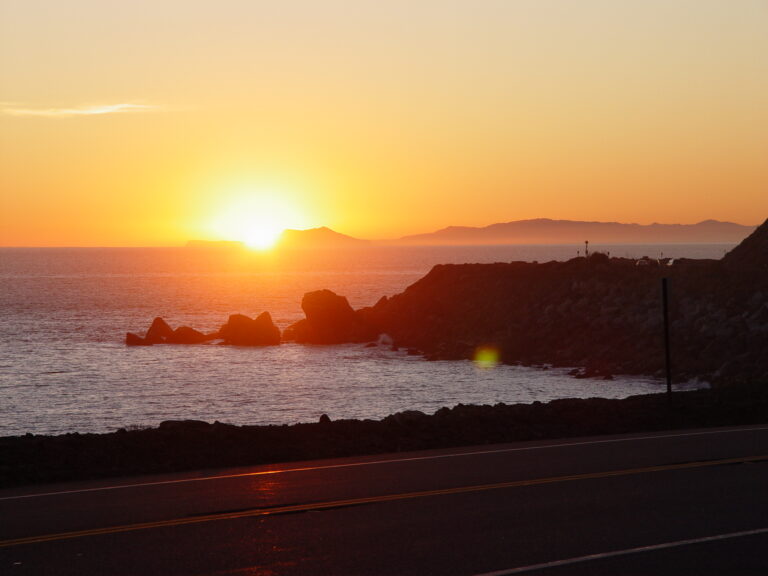 Santa Barbara sunset on the Pacific