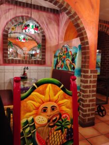interior of mexican restaurant