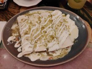 plate of enchiladas