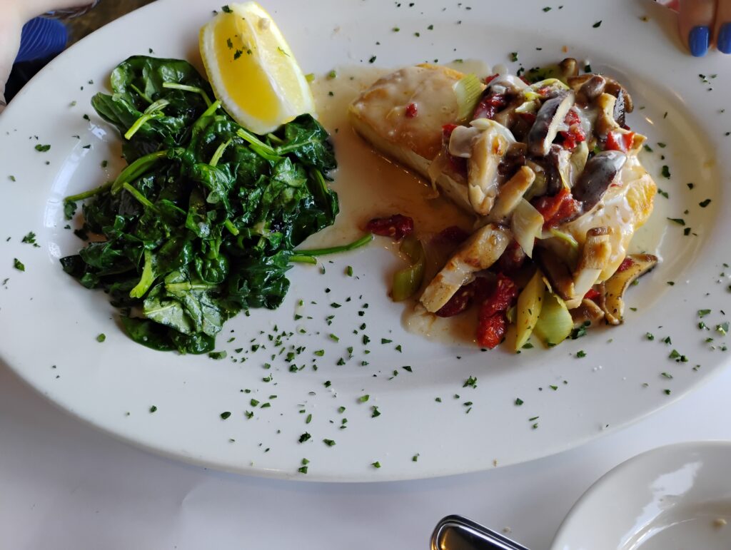 sauteed halibut
