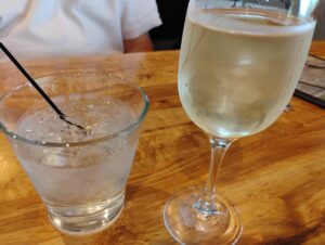 cocktails on table