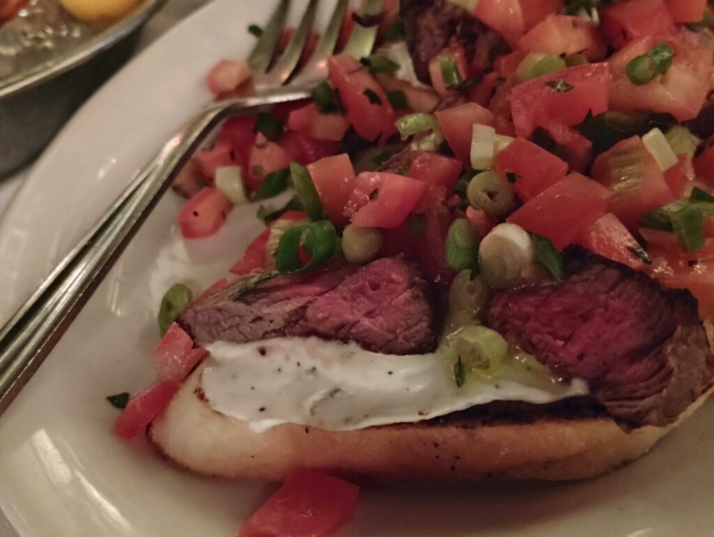 steak bruschetta