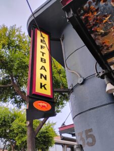 Left Bank sign